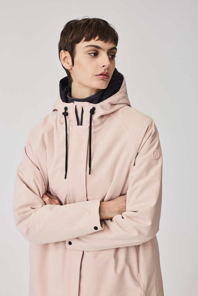 GABARDINA OLUJA COLOR ROSA CLARO 2